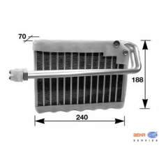 8FV 351 210-451 HELLA Испаритель, кондиционер