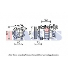 852609N AKS DASIS Компрессор, кондиционер