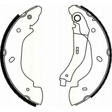8100 16007 TRISCAN Комплект тормозных колодок