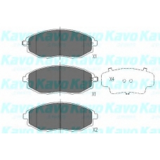 KBP-1011 KAVO PARTS Комплект тормозных колодок, дисковый тормоз