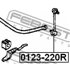 0123-220R FEBEST Тяга / стойка, стабилизатор