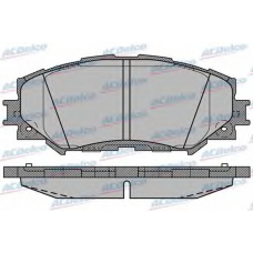 AC0581258D AC Delco Комплект тормозных колодок, дисковый тормоз