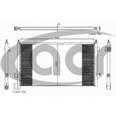 300554 ACR Конденсатор, кондиционер