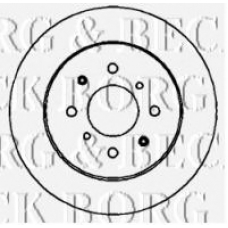 BBD4398 BORG & BECK Тормозной диск