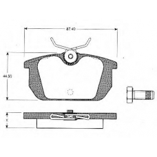 BLF369 QUINTON HAZELL Комплект тормозных колодок, дисковый тормоз