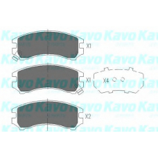 KBP-8513 KAVO PARTS Комплект тормозных колодок, дисковый тормоз