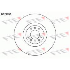 BS7099B FTE Тормозной диск
