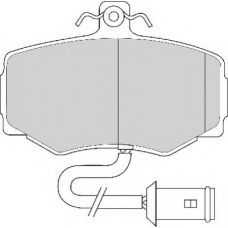 FD6561A NECTO Комплект тормозных колодок, дисковый тормоз