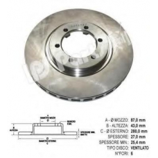 IBT-1H13 IPS Parts Тормозной диск