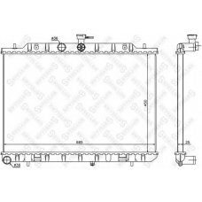 10-26590-SX STELLOX Радиатор, охлаждение двигателя