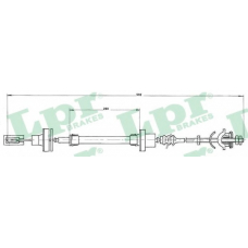 C0272C LPR Трос, управление сцеплением