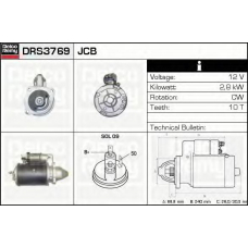 DRS3769 DELCO REMY Стартер