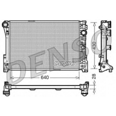 DRM17043 DENSO Радиатор, охлаждение двигателя