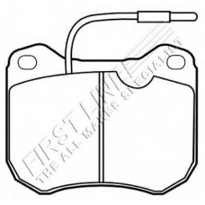FBP1095 FIRST LINE Комплект тормозных колодок, дисковый тормоз
