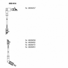 600/414 BREMI Комплект проводов зажигания