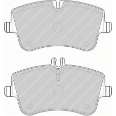 FDB1428 FERODO Комплект тормозных колодок, дисковый тормоз