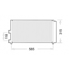 30311480 AUTOCLIMA Конденсатор, кондиционер