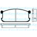 BP-5501 KAVO PARTS Комплект тормозных колодок, дисковый тормоз