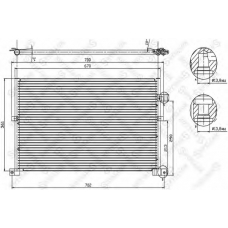 10-45021-SX STELLOX Конденсатор, кондиционер