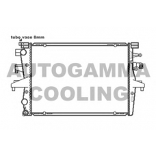 103543 AUTOGAMMA Радиатор, охлаждение двигателя