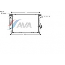 BW2138 AVA Радиатор, охлаждение двигателя