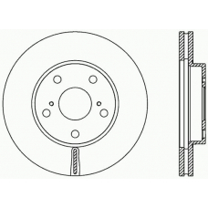 BDA2377.20 OPEN PARTS Тормозной диск