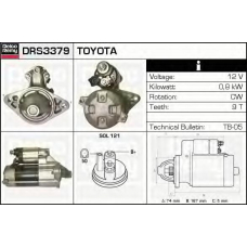 DRS3379 DELCO REMY Стартер