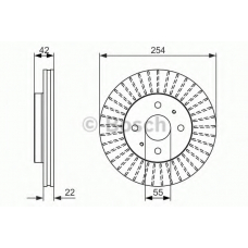 0 986 479 685 BOSCH Тормозной диск