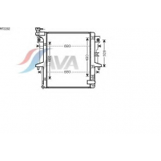 MT2202 AVA Радиатор, охлаждение двигателя