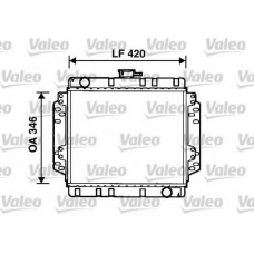 731425 VALEO Радиатор, охлаждение двигателя