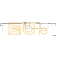 10.7136 COFLE Трос, стояночная тормозная система