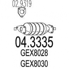 04.3335 MTS Катализатор