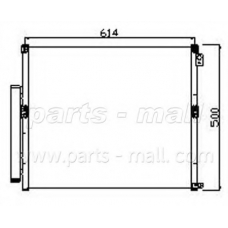 PXNCF-012 Parts mall Конденсатор, кондиционер