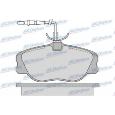 AC0581104D AC Delco Комплект тормозных колодок, дисковый тормоз