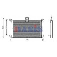 272020N AKS DASIS Конденсатор, кондиционер