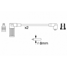 0 986 356 752 BOSCH Комплект проводов зажигания