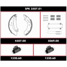 SPK 3507.01 ROADHOUSE Комплект тормозов, барабанный тормозной механизм