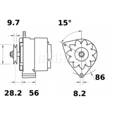 MG 318 MAHLE Генератор