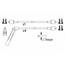 0 986 357 161 BOSCH Комплект проводов зажигания