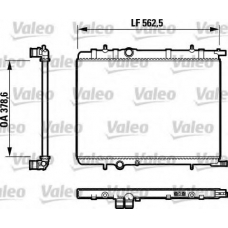 732802 VALEO Радиатор, охлаждение двигателя