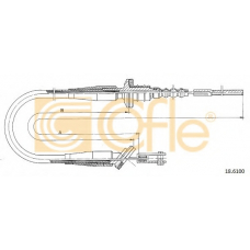 18.6100 COFLE Трос, управление сцеплением