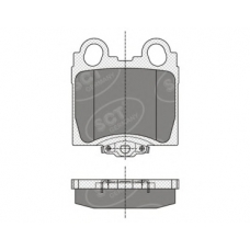 SP 345 PR SCT Комплект тормозных колодок, дисковый тормоз