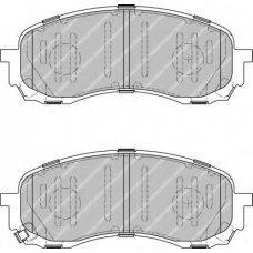 FSL1863 FERODO Комплект тормозных колодок, дисковый тормоз