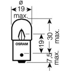 5637-02B OSRAM Лампа накаливания, фонарь освещения номерного знак