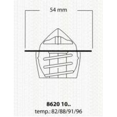 8620 1082 TRISCAN Термостат, охлаждающая жидкость