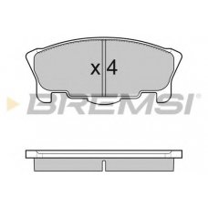 BP3065 BREMSI Комплект тормозных колодок, дисковый тормоз