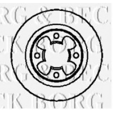 BBD4321 BORG & BECK Тормозной диск