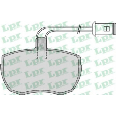 05P968 LPR Комплект тормозных колодок, дисковый тормоз