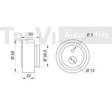 SK400175 SK Натяжной ролик, ремень грм