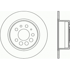 BDR1597.10 OPEN PARTS Тормозной диск